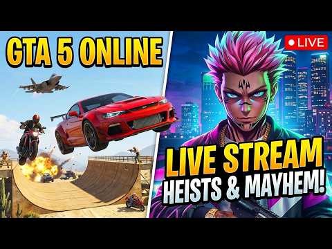GTA V Online Live India 🇮🇳 | Face to Face Races, Stunt Races, Heists & Missions 😂🔥