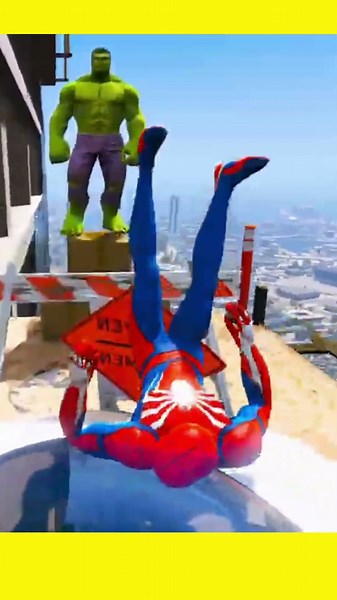 Grand Theft Auto V Spider-Man Epic Ragdolls And Fails _ Water Ragdolls & Failsl 13