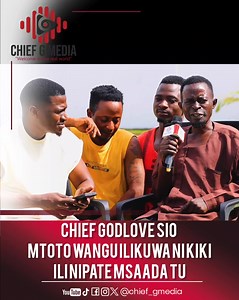 Aliyesema Ni Baba Mzazi Wa Chief Godlove Huyu Hapa Kwenye Mahojiano Na Godlov Mwakibete Na Mzee Mwenyewe Kusema Ilikuwa Ni Kutaka Kutafuta Kiki Kwaajili Ya Kupata Huruma Msaada Ila Kiukweli Ni Wamefanana Ukitaka Kufatilia Full Interview Nenda YouTube Search CHIEF G MEDIA Kutazama Interview Nzima Ama Gusa Hii Link https://youtu.be/DIpxMaCE2DA?si=RiRYhctE5RgG9KH6 | CHIEF G MEDIA