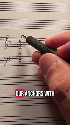 How to read the bass clef with anchor notes #MusicTheory #Composition #Music #Catholic #FYP