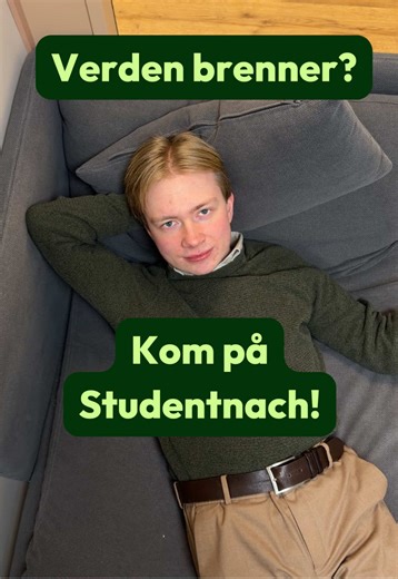 Kom på Studentnach på Samfunnet Bislet, mandag 02.februar klokken 20:00 for en pubdebatt med lave skuldre!💚. Der møter du: • Mathilde Tybring-Gjedde (H) • Sunniva Holmås Eidsvoll (SV) • Hege Bae Nyholt (R) Vi gleder oss😍 #studentnach #nso #stundent #utdanning #bærekraft