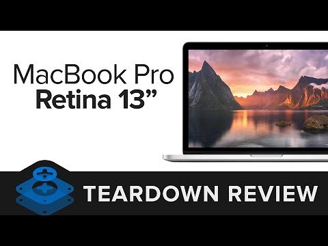 The MacBook Pro 13" with Retina Display Teardown Review (Late 2013)