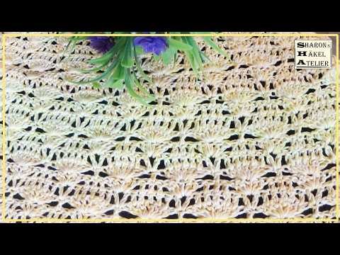 Crochet pattern "Aztecs", crochet pattern, step by step 🌺 For left-handers