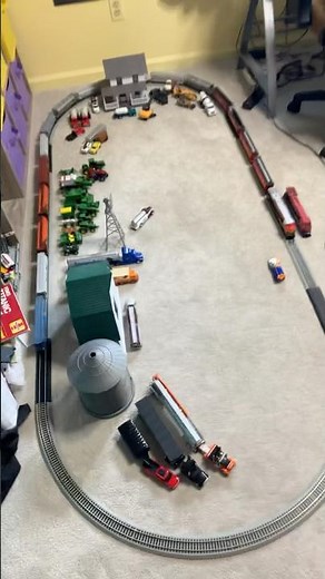 My whole train collection #subscribe #train