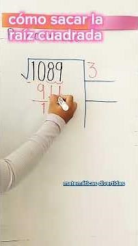 cómo sacar raíz cuadrada sin calculadora paso a paso #matematicas #matematicasfacil #maths