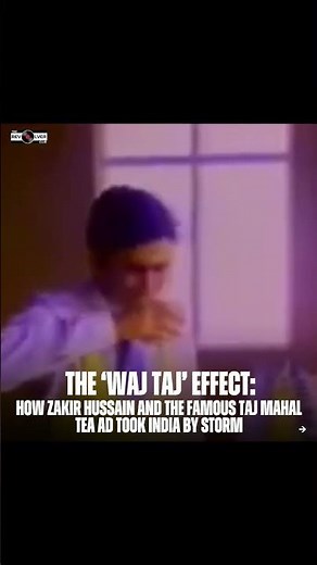 The “Wah Taj” Effect: How Ustad Zakir Hussain & Taj Mahal Tea Ad Took India By Storm #Shorts