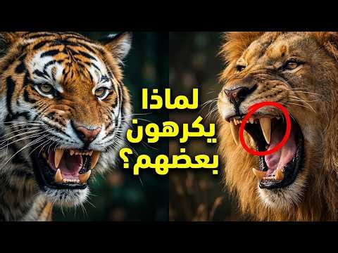 صراع البقاء: أسرار صيد النمر المنفرد وقوة زمرة الأسود