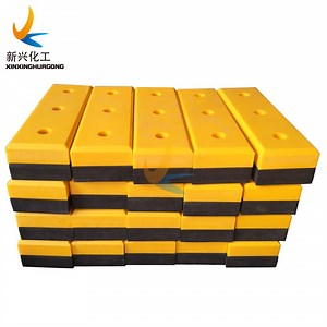 [Hot Item] Rubber UHMWPE Dock Bumper 7.5 X 5.5 X 3.5 Inch