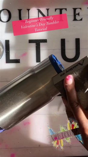 Vanessa Davis • Vmd Designs on Instagram: "Full tutorial is available on my YouTube Channel! #fblifestyle #valentinesday #winter #vday #holiday #fyp #glitter #glittertumbler #glittertumblers"
