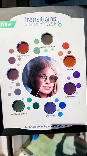 Crizal Transitions Gen 8 All Colors Demo 😎 | Indoor to Outdoor Magic Glasses | Optical Planet