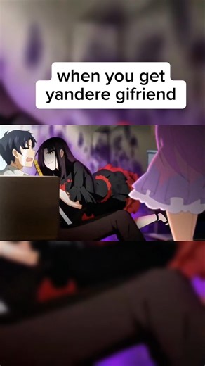 pov you have a yandere girlfriend | Cupid's Chocolates #fyp #anime #shortvideo