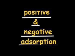 positive and negative adsorption || surface chemistry || jee || neet
