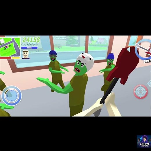 GUN SHOP 🔫RICHIE'S FIGHT ZOMBIES🔥 |#dudetheftwars #dtw #mobilegaming #funnygameplay #richie