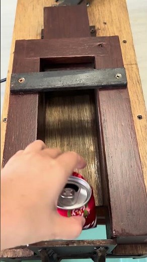 Who Gets It? Crushing Cans Is Weirdly Addictive!🔥 satisfying# crushing# short# DIY# can