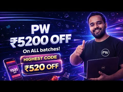 🔥 PW All Batches ₹5400 OFF Coupon Code 💥 100% Working Today ⚡ Physics Wallah Offer 2026 🎓