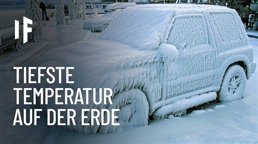 Was würde passieren, wenn die Erde 5 Sekunden lang den absoluten Nullpunkt erreicht?