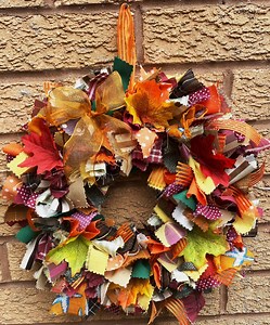 Eco-friendly Seasonal Autumn Rag Wreath Kit - Etsy UK