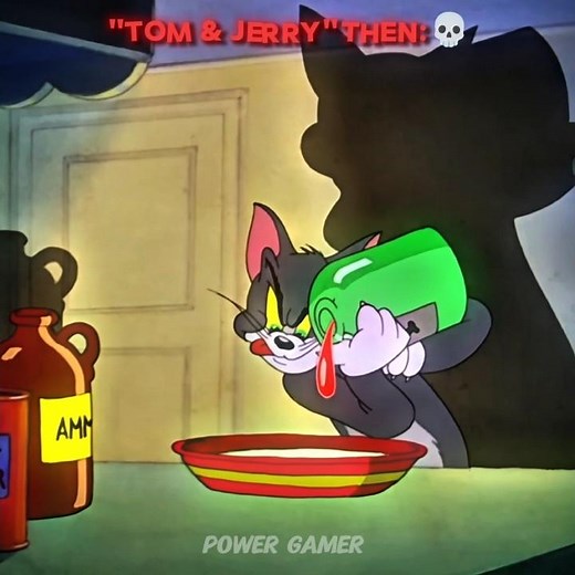 THE AURA OF OLD CARTOON "TOM & JERRY" IS : 💀(Tom & Jerry editz)