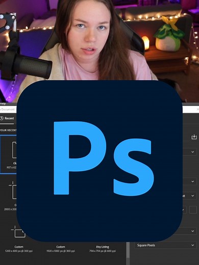 simple stream overlay using photoshop #twitchoverlay #streamoverlays #obsstudio #photoshoptutorial #streamer
