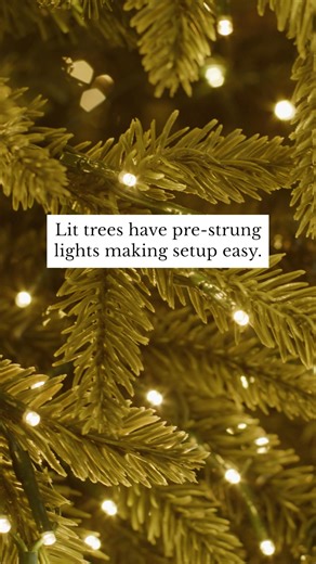 64K views · 1.4K reactions | Love effortless elegance? Choose a pre-lit tree. Prefer a custom glow? An unlit tree is your blank canvas. ✨ Let us know your pick in the comments! | Balsam Hill | Facebook