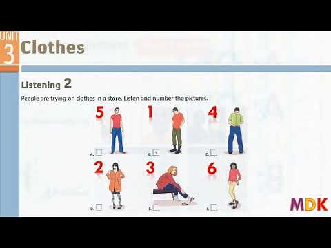 Tactics for Listening Third Edition Basic Unit 3 Clothes