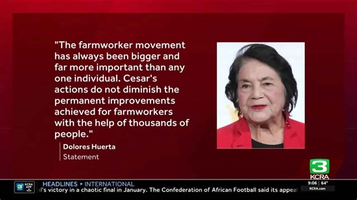 Dolores Huerta reveals Cesar Chavez sexually abused her