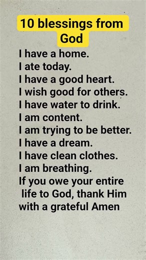 10 blessings of God #love #inspirational #motivational #inspiration #prayer #gospel