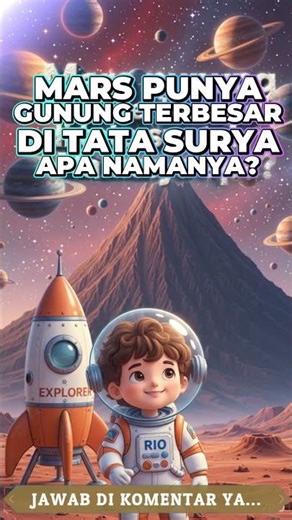Quiz Luar Angkasa | Mars Punya Gunung Terbesar di Tata Surya | Apa Namanya?
