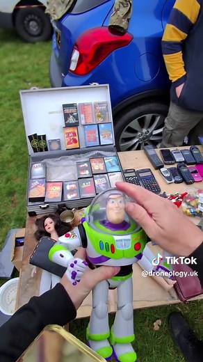 Did I find a rare buzz lightyear … #buzzlightyear #toystory #carboot #vintagetoys #toyhunting