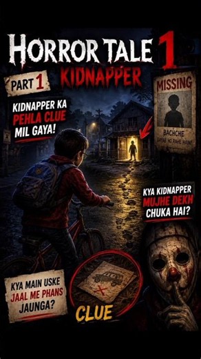 🎮 Horror Tale 1: Kidnapper Part 1 😱 Kidnapper Ka Pehla Clue Mil Gaya! 🔥