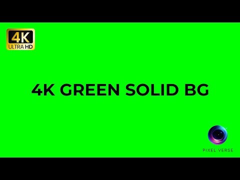Green Screen Pure 4K | Solid Green Background | Pixel Verse