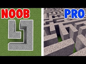 NOOB VS PRO: LABERINTO EN MINECRAFT