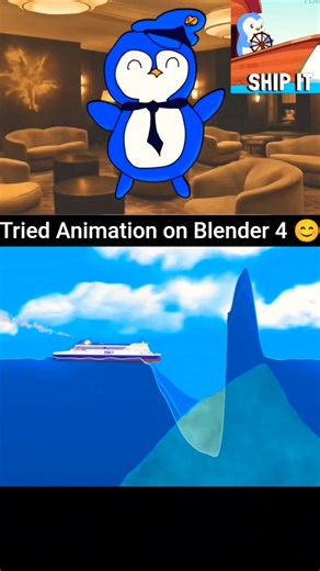 Animation On Blender 4 #meme #funny #animation