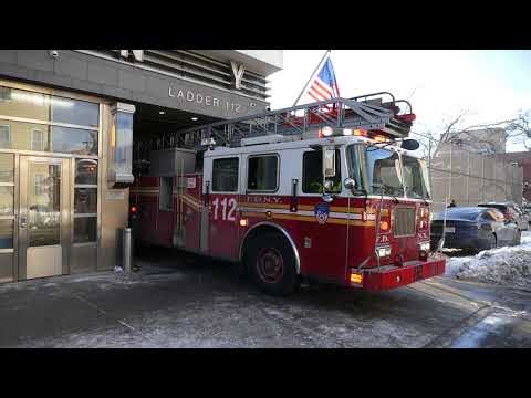 FDNY Ladder 112 responds to Box 0770