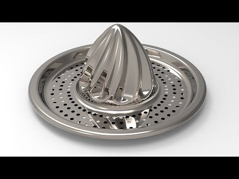 SOLIDWORKS TUTORIAL #111 |HOW TO MODEL LEMON SQUEEZER/CITRUS JUICER |ADVANCED SURFACE, SPLINE & FLEX