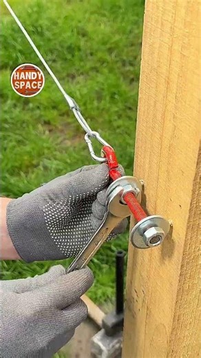 Simple Hardware, Strong Tension! Wire Rope Hack!
