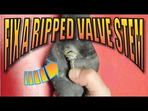 Easy Inner Tube Valve Stem Repair