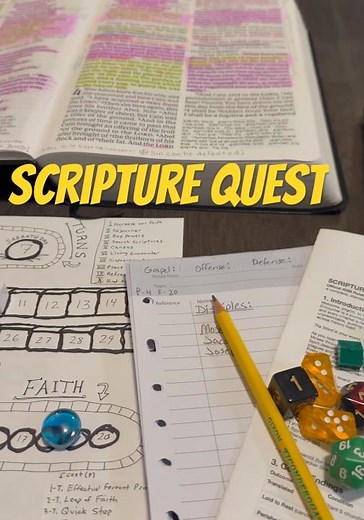 Scripture Quest: The Living Encounter #boardgames #christianliving #printandplay