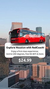 With RedCoach you are guaranteed to have a First class experience every time 🚌✨ ✅ Extra leg room - Business class seats style ✅ Free wifi ✅ Free luggage ✅ Safety cameras and gps tracking | RedCoach