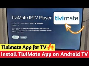 How to Install TiviMate on Android TV 🔥 | Tivimate App for TV