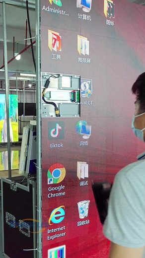 Have you learned how to install hard-wired LED modules?#ledmodules #ledwall #eagerled #ledscreen #leddisplay #fyp #foryou