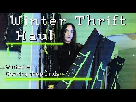 Winter Thrift Haul | Industrial Goth Clothing | Heidi Hazardous