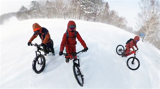 【モンスターE-bike】公道では走れない電動のMTBでゲレンデを登る