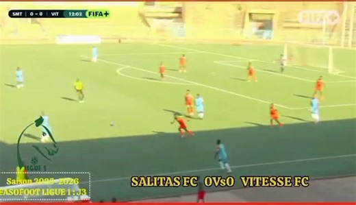 14K views · 314 reactions | Fasofoot Ligue 1 Acte 3 1  0 Vitesse Football Club Officiel VFC ⚽ Kenneth Kone  Fadil Ouedraogo Prochain rendez-vous  Rail Club du Kadiogo #Saison2025_2026 #J3 | Salitas Fc | Facebook