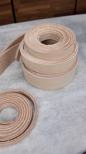 Ivan Leathercraft on Instagram: "Premium Leather Strips. Limitless Creativity. ✨ Introducing our new 180 cm (72") vegetable-tanned leather strips. Heavyweight and unfinished—ready for dyeing, carving, or stamping. Thick, durable, and highly versatile for belts, bag straps, and custom leather projects. 🎁 Use code IGSAVE10 for 10% off at ivan.tw #VegCowhideStrip #LeatherStrip #BeltMaking #LeatherCraft #HandmadeLeather #LeatherCreations #VegTanLeather #LongLeatherStrip #LeatherGoods #DIYLea