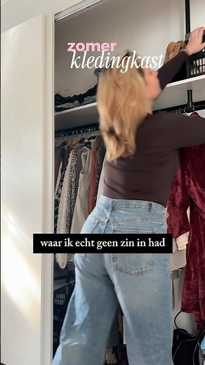 KLEDINGKAST OPRUIMEN VOOR DE ZOMER