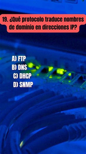 ¿Qué protocolo traduce nombres de dominio en direcciones IP? #Cisco