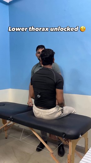 Dr. ammar faridi | physical therapist + strengthen coach on Instagram: "Lower thorax unlocked…. . . Chiropractors often adjust or mobilize the thoracic spine to: Improve joint mobility Relieve mid-back pain or rib dysfunction Reduce nerve irritation (intercostal nerves) Enhance respiratory function and posture #ThoracicSpine #ChiropracticCare #MidBackPain #ThoracicAdjustment #SpinalHealth #ChiropractorLife #PostureCorrection #SpineAlignment #ChiroTherapy #RibAdjustment #Physiotherapy #ManualTher