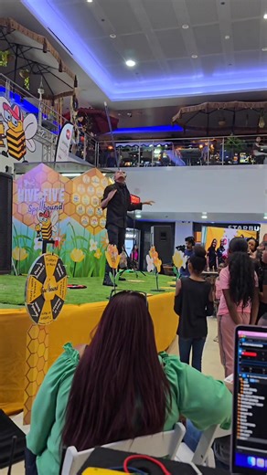6.4K views · 217 reactions | Such an exciting day with @freedom106.5fm and @cnc3news for Spellbound's Hive of 5 at Gulf City Mall yesterday ✨️ #Spellbound #hiveof5 #cnc3 #djashley | DJ Ashley | Facebook