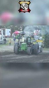 Tractor Pulling Competition: Epic Smoke, Massive Power, Thrilling Show! #shorts